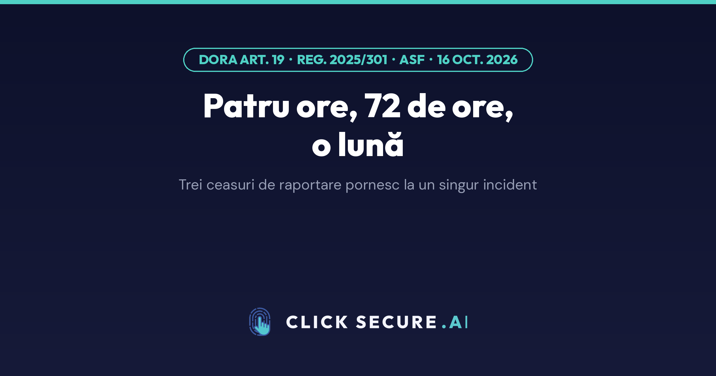 Depozitarul Central și ceasul DORA
