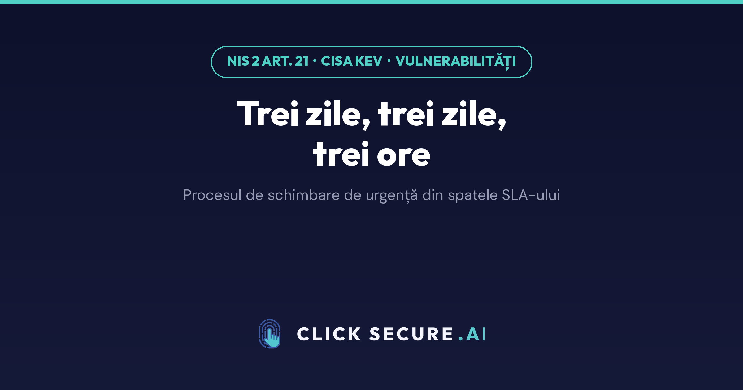 SLA-ul de patch e un proces de schimbare